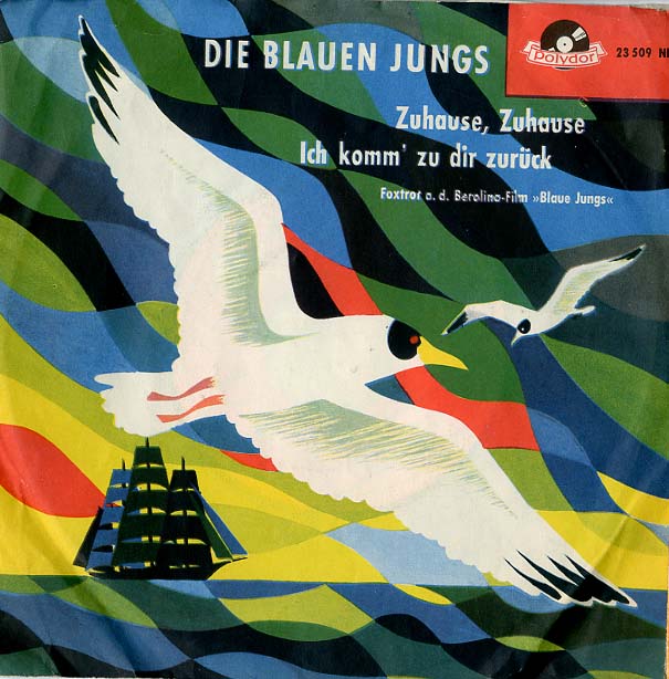 Albumcover Die Blauen Jungs (Montecarlos) - Zuhause Zuhause / Ich komm zu dir zurück